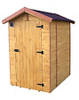 HABRITA - Abri de jardin - Bois - 16mm - 1.35m2 - vignette