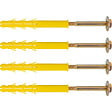 ING FIXATION - Sachet de 4 Chevilles chauffe-eau ING Fixations - Parpaing ou brique creuse - Longueur 130mm - ø14 - vignette