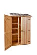 HABRITA - Abri de jardin - Bois - 16mm - 0.70m2 - vignette