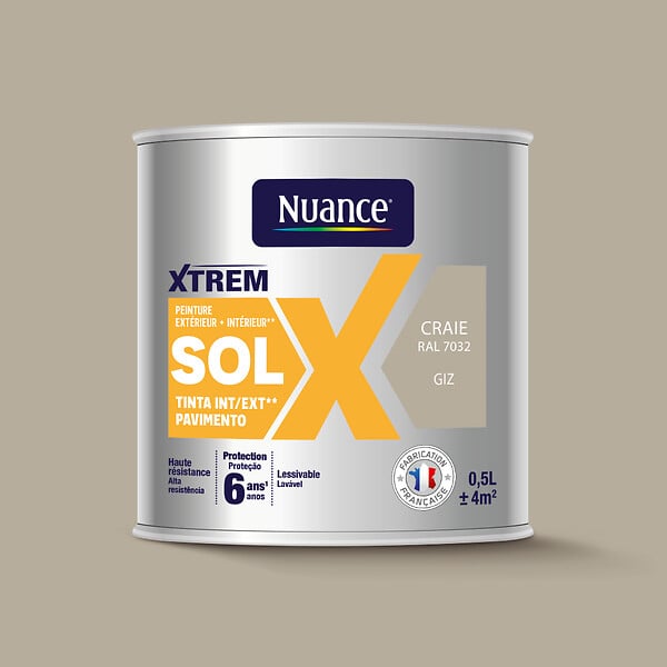 NUANCE - Peinture sol craie sat 0.5L - large