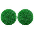 VIDAXL - vidaXL Boules de buis artificielles 2 pcs 35 cm - vignette