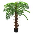 VIDAXL - vidaXL Palmier Cycas artificiel avec pot 140 cm Vert - vignette