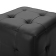 VIDAXL - vidaXL Poufs 2 pcs Noir 30 x 30 x 30 cm Similicuir - vignette