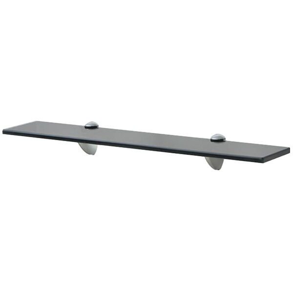 VIDAXL - vidaXL 2x Etagères Murales Etagères Flottantes Etagères Suspendues Salon Chambre à Coucher Salle de Bain Intérieur Maison Verre 60x10 cm 8 mm - large