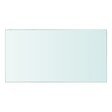 VIDAXL - vidaXL Panneau d’Etagère Verre Tablette Plaque Armoire Paroi à Lattes Maison - vignette