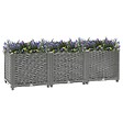 VIDAXL - vidaXL Lit surélevé 120x40x38 cm Polypropylène - vignette
