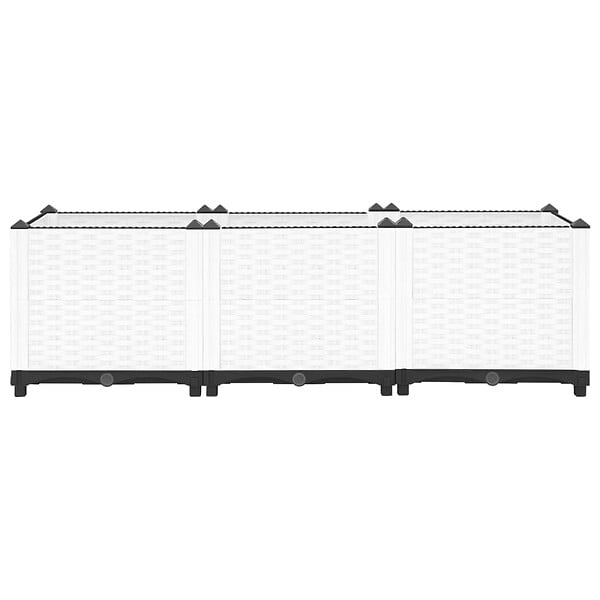 VIDAXL - vidaXL Lit surélevé 120x40x38 cm Polypropylène - large
