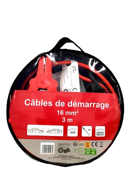 Cable de démarrage 16 mm² - large