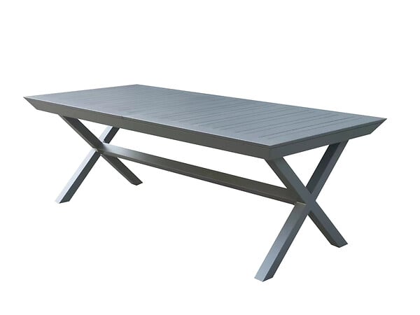 MODE DE VIE - Table de jardin extensible Denver - Aluminium -  Anthracite - large