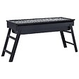 VIDAXL - vidaXL Barbecue portable de camping Acier inoxydable 60x22,5x33 cm - vignette