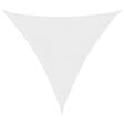 VIDAXL - vidaXL Voile de parasol tissu oxford triangulaire 4x4x4 m blanc - vignette