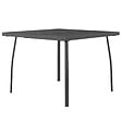 VIDAXL - vidaXL Table de jardin anthracite 100x100x72 cm Treillis d'acier - vignette