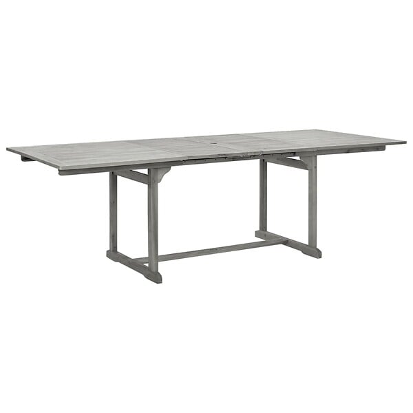 VIDAXL - vidaXL Table à dîner de jardin (160-240)x100x75cm Bois d'acacia massif - large
