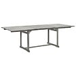 VIDAXL - vidaXL Table à dîner de jardin (160-240)x100x75cm Bois d'acacia massif - vignette