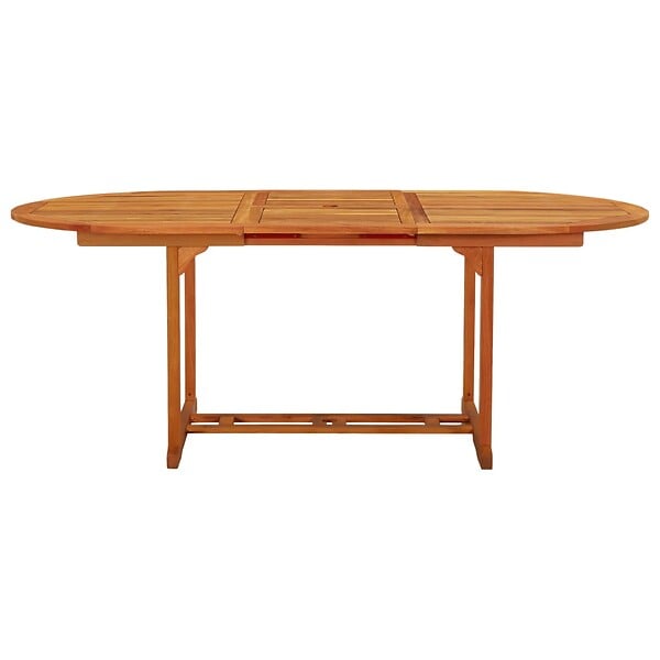 VIDAXL - vidaXL Table de jardin 200x100x75 cm Bois d'eucalyptus solide - large