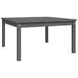 VIDAXL - vidaXL Table de jardin gris 82,5x82,5x45 cm bois massif de pin - vignette
