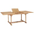 VIDAXL - vidaXL Table de jardin extensible 150-200x100x75 cm Teck solide - vignette