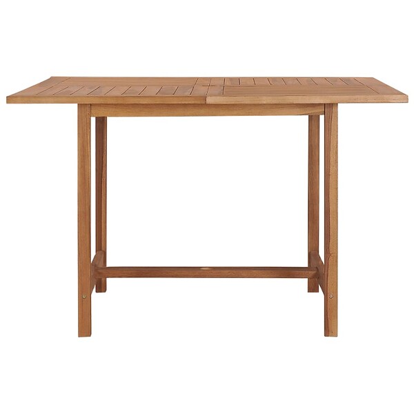 VIDAXL - vidaXL Table à dîner de jardin 110x110x75 cm Bois massif de teck - large