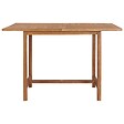 VIDAXL - vidaXL Table à dîner de jardin 110x110x75 cm Bois massif de teck - vignette