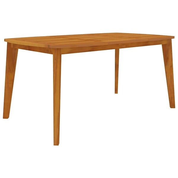VIDAXL - vidaXL Table de jardin 160x90x75 cm Bois d'acacia solide - large