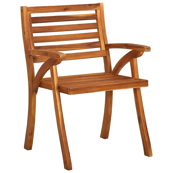 VIDAXL - vidaXL Chaises de jardin lot de 6 Bois d'acacia solide - large