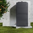 MON MARCHE DECO - Lot de 2 récupérateurs d'eau 126L + Kit de Jumelage Vertical - vignette