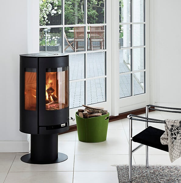 ADURO - Poêle à bois Aduro - Noir - 6kW - large