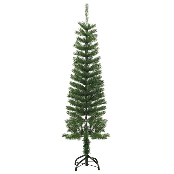 VIDAXL - vidaXL Sapin de Noël artificiel mince avec support 150 cm PE - large