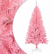 VIDAXL - vidaXL Sapin de Noël artificiel avec support rose 120 cm PVC - vignette