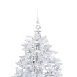 VIDAXL - vidaXL Arbre de Noël neigeux avec base de parapluie Blanc 140 cm - vignette