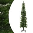 VIDAXL - vidaXL Sapin de Noël artificiel mince avec support 240 cm PE - vignette