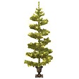 VIDAXL - vidaXL Arbre de Noël hélicoïdal pré-éclairé avec pot vert 120 cm PVC - vignette