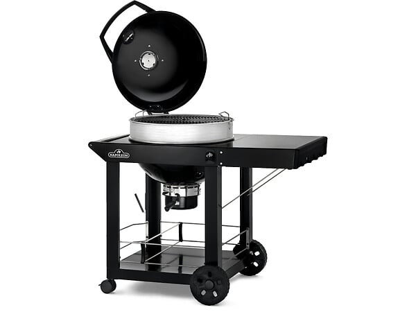 NAPOLEON - Barbecue à charbon Kettle Pro 57 cm sur chariot + Housse de,protection + Rôtissoire + Lot de 2 paniers à charbon - Napoleon - large