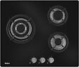 AMICA - table de cuisson gaz 60cm 3 feux noir - ag3631n - vignette