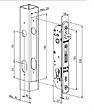 LOCINOX - Serrure à  encastrer FORTYLOCK tout en inox 20mm pour profil 40mm - LOCINOX - P00007978 - vignette
