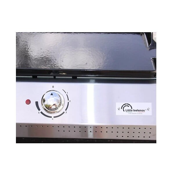 LITTLE BALANCE - plancha électrique 2150w plaque fonte émaillée 50x35cm - 8713 - large