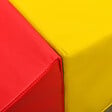 HOMCOM - 4 blocs de construction en mousse XL - modules de motricité - certifiés normes EN71-1-2-3 - mousse EPE revêtement PU bleu rouge jaune - vignette