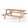 OVIALA - Table de pique nique en bois FSC 6 places - Norman - vignette