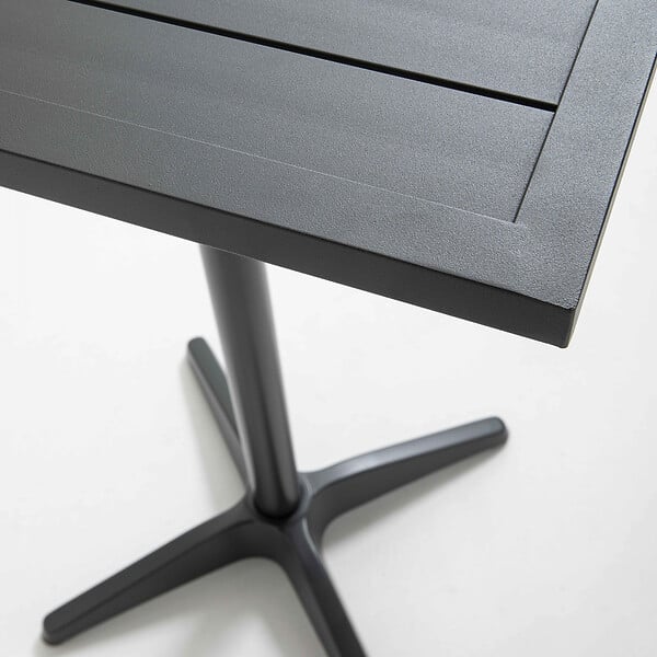 OVIALA - Pied de table en aluminium gris pour mange debout - Soho - large