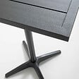 OVIALA - Pied de table en aluminium gris pour mange debout - Soho - vignette