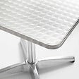 OVIALA - Ensemble table de jardin bistrot inclinable et 2 chaises aluminium - Brixton - vignette