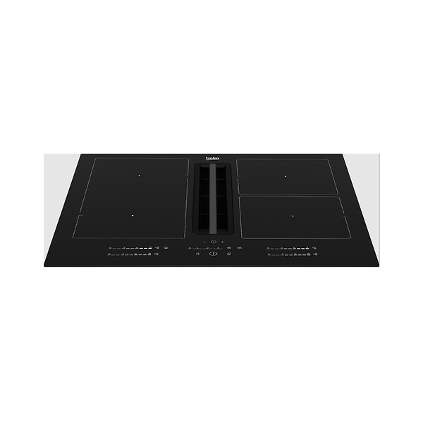 BEKO - table de cuisson induction aspirante 60cm 4 feux 7400w - HIXI64700UF1 - large