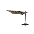 CONCEPT USINE - Parasol  ecru droit rectangle 3,95 x 2,95 m rotatif à 360 led CALVIA - vignette