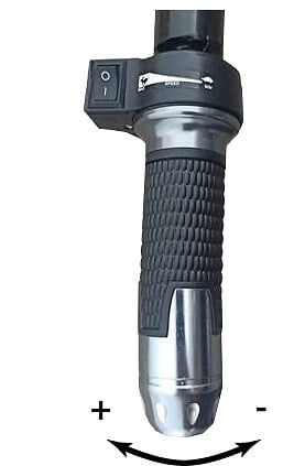ZIPPER - Brouette électrique (li-ion batterie) - 500 W - large