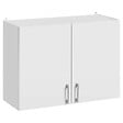 CUISINEANDCIE - Cuisineandcie - Meuble haut de cuisine Eco Blanc 2 portes L 80 cm - vignette