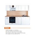 CUISINEANDCIE - Cuisineandcie - Meuble haut de cuisine Eco Blanc 2 portes L 80 cm - vignette