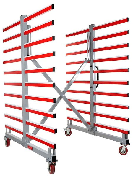 HOLZMANN - Chariot de sechage mobile double - large