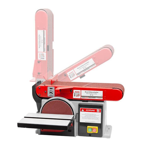 HOLZMANN - Ponceuse à bande et disque - 250W - 230V - large