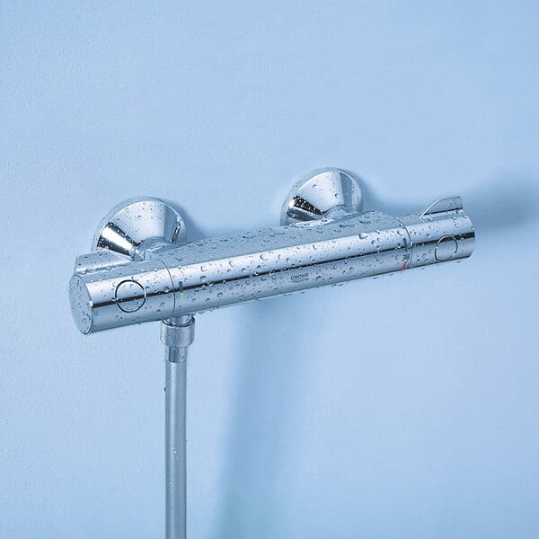 GROHE - Mitigeur de douche thermostatique GROHTHERM 800 1/2" GROHE 34558000 - chromé - large