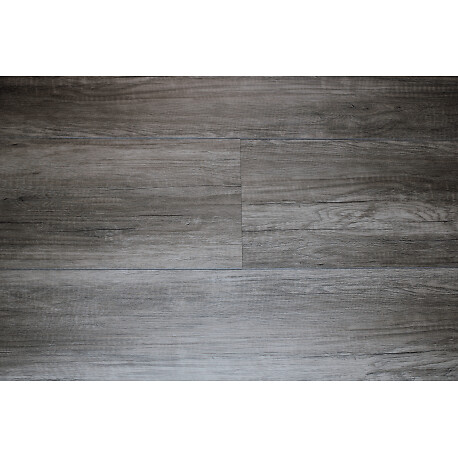 MCCOVER - Sol SPC haute résistance clipsable tout en un gris 1,95 m² (couche d'usure de 0,5 mm) Gris patiné, ep.5 mm, l.228 mm, L.1222 mm - large